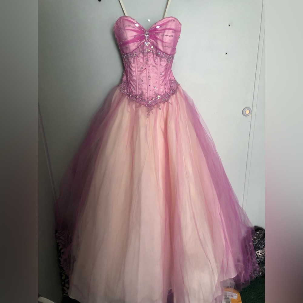 Pink prom dress